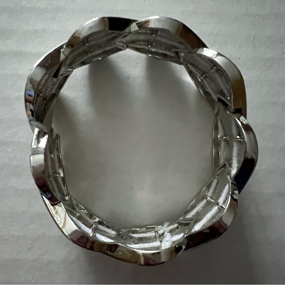 Silver Rhinestone Bracelet - Picture 4 of 5